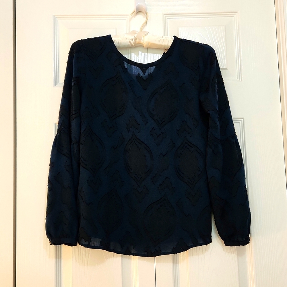Loft xsp turquoise blouse